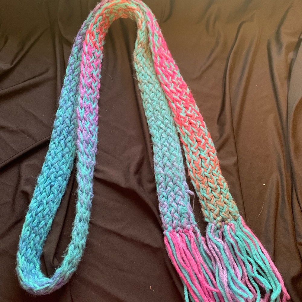 Colorful Knit Scarf